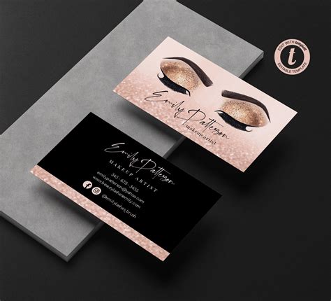 eyelash business cards